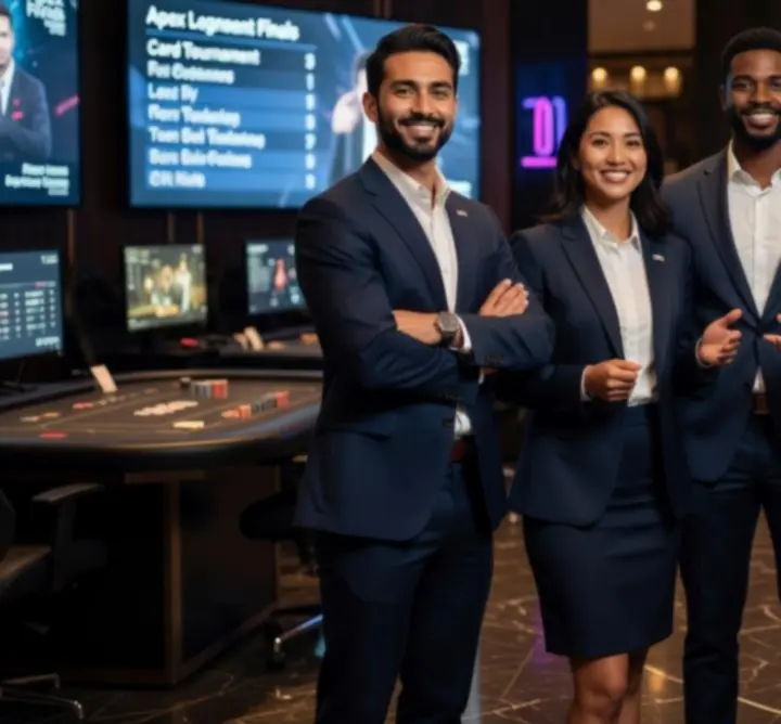 Card Play AU organisers and event team at an Australian venue