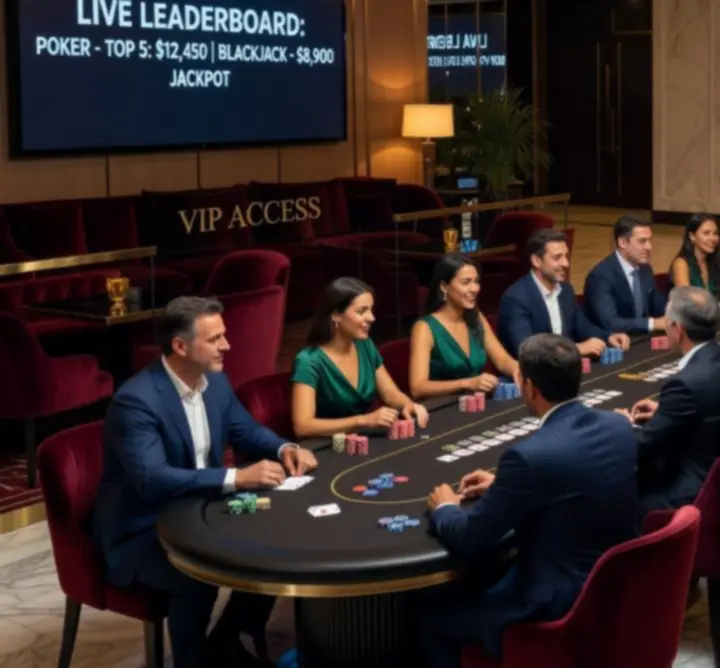 Live poker and blackjack entertainment night inside a premium Australian venue