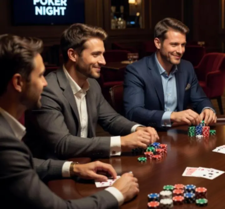 Collage of live poker events and social nights in Australian venues
